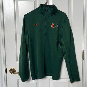 Nike Miami Hurricanes Quarter zip